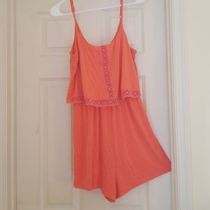 Orange Romper